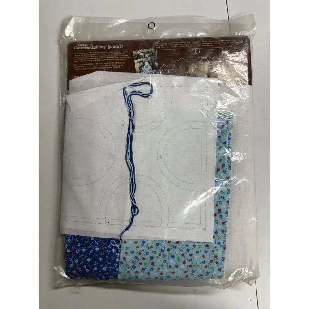 PARAGON Creative Quilting Squares No. 0888‎ Vintage Applique Quilt Kit NEW